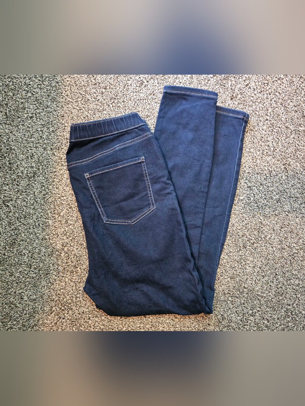 Vera Wang Women's Pull-On Denim Leggings sz Large